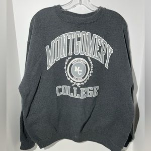 Vintage Velma Sheen Montgomery, college crewneck sweater, XL